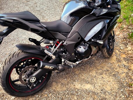 2017 Kawasaki Z 1000SX, чёрный, 860000 рублей, вид 4
