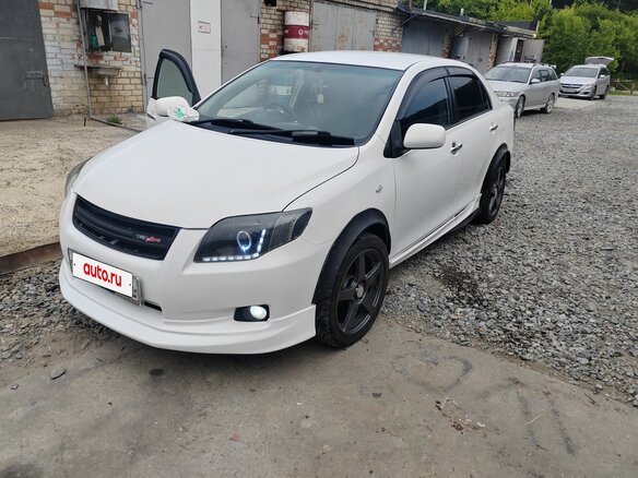 2007 Toyota Corolla Axio X (E140, E150), белый, 570000 рублей - вид 1
