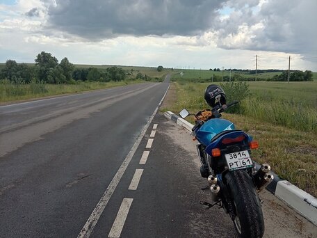 2006 Kawasaki Z 1000, синий, 420000 рублей, вид 2