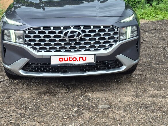 2021 Hyundai Santa Fe IV Рестайлинг, синий, 3000000 рублей - вид 1