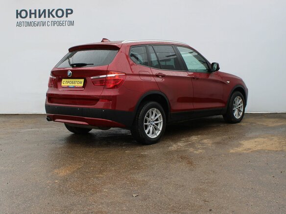 2012 BMW X3 20i xDrive II (F25), красный, 1359000 рублей - вид 4
