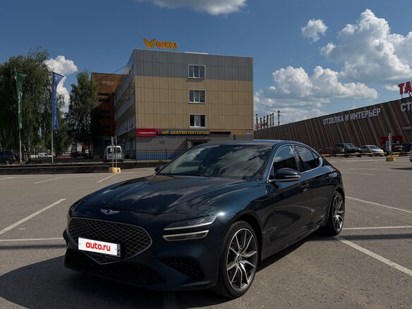 2022 Genesis G70 I Рестайлинг, синий