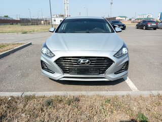 2018 Hyundai Sonata LPi VII (LF) Рестайлинг, серый, 1540000 рублей, вид 2
