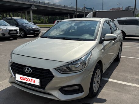 2019 Hyundai Solaris II, бежевый, 1480000 рублей, вид 1
