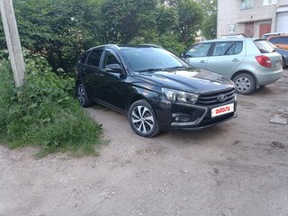 2018 Lada (ВАЗ) Vesta SW I, чёрный, 970000 рублей, вид 1