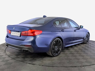2018 BMW 5 серии 530d xDrive VII (G30/G31/G38), синий, 4510000 рублей, вид 5