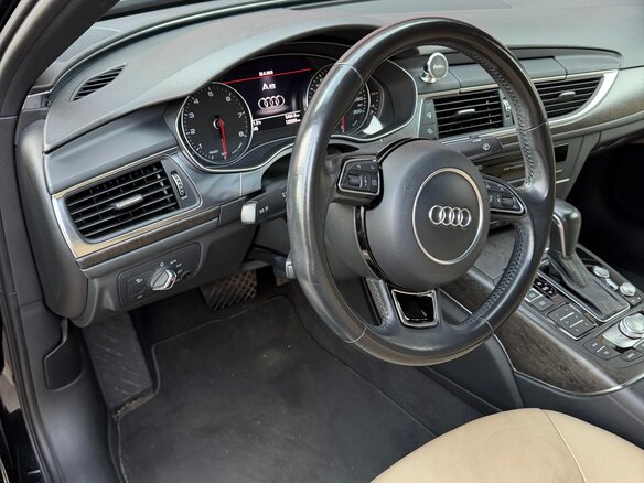 2016 Audi A6 IV (C7) Рестайлинг, чёрный, 2000000 рублей - вид 6