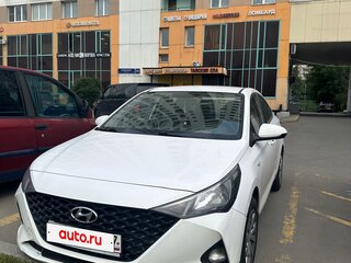 2021 Hyundai Solaris II Рестайлинг, белый, 1250000 рублей, вид 1