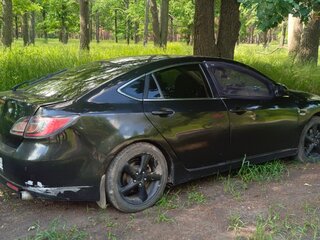 2008 Mazda 6 II (GH), чёрный, 530000 рублей, вид 5