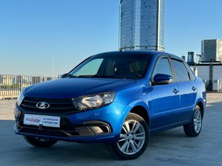 2022 Lada (ВАЗ) Granta I Рестайлинг, синий, 770000 рублей, вид 1