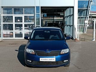 2019 Skoda Rapid I Рестайлинг, синий, 1085000 рублей, вид 2