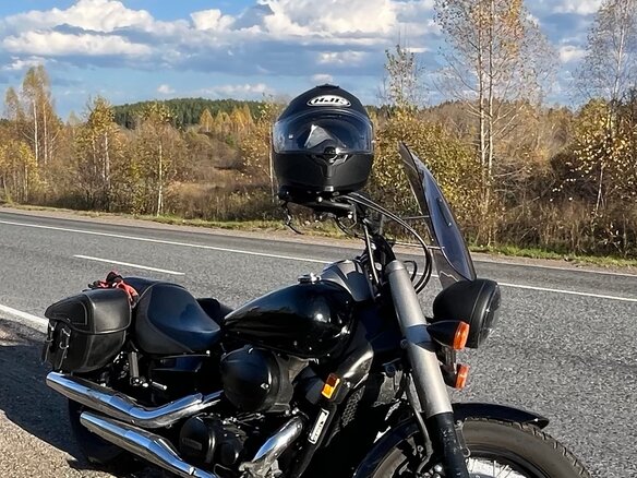 2011 Honda Shadow 750, чёрный, 690000 рублей