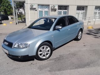 2001 Audi A4 II (B6), голубой, 400000 рублей, вид 1