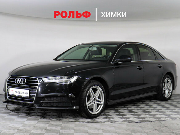 2017 Audi A6 IV (C7) Рестайлинг, чёрный