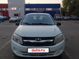 2014 Lada (ВАЗ) Granta I, белый, 650000 рублей, вид 2