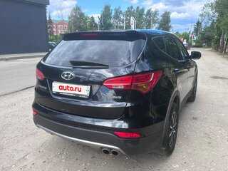 2013 Hyundai Santa Fe III, чёрный, 1380000 рублей, вид 4