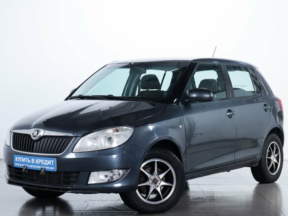 2013 Skoda Fabia II Рестайлинг, серый, 529000 рублей - вид 2