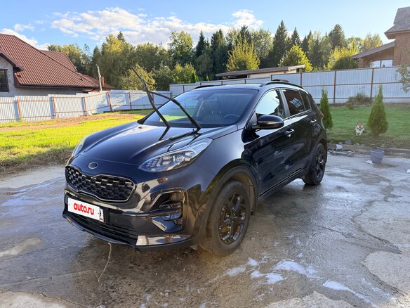 2021 Kia Sportage IV Рестайлинг, чёрный