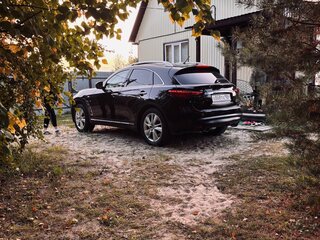 2013 Infiniti FX37 II (S51) Рестайлинг, чёрный, 2200000 рублей, вид 4