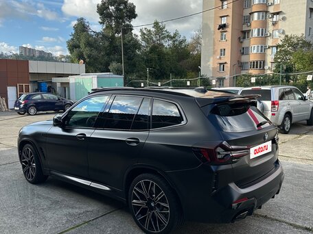 2021 BMW X3 30d xDrive III (G01) Рестайлинг, чёрный, 5800000 рублей, вид 4