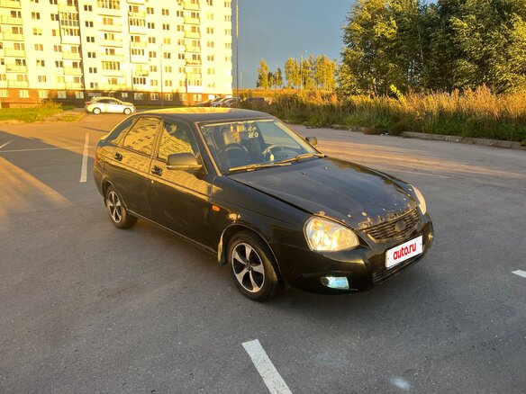 2008 Lada (ВАЗ) Priora I, чёрный, 205000 рублей - вид 2