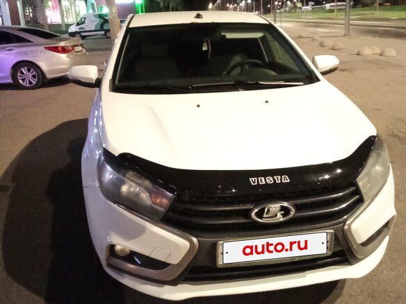 2017 Lada (ВАЗ) Vesta I, белый, 555000 рублей