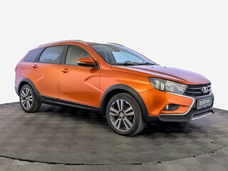 2021 Lada (ВАЗ) Vesta SW Cross I, оранжевый, 1250000 рублей, вид 3