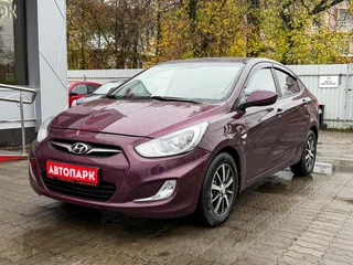 2012 Hyundai Solaris I, фиолетовый, 719000 рублей, вид 4