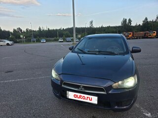 2008 Mitsubishi Lancer X, синий, 400000 рублей, вид 2