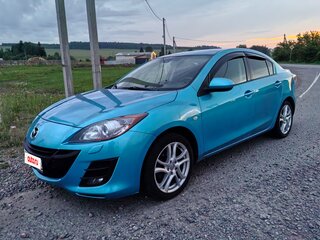 2010 Mazda 3 II (BL), голубой, 850000 рублей, вид 1