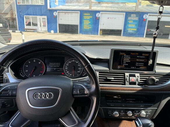 2014 Audi A6 IV (C7), чёрный - вид 12