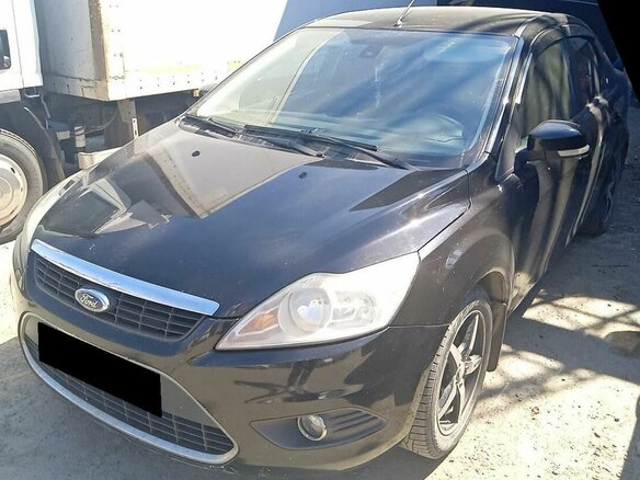 2008 Ford Focus II Рестайлинг, чёрный, 350000 рублей - вид 2