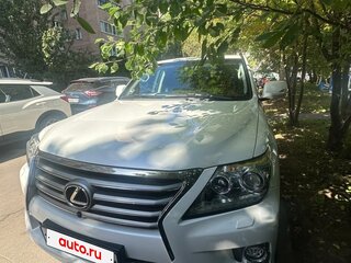 2015 Lexus LX 570 III Рестайлинг, белый, 6600000 рублей, вид 3