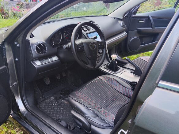 2010 Mazda 6 II (GH) Рестайлинг, серый, 630000 рублей - вид 6