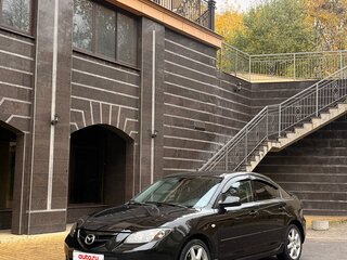 2008 Mazda 3 I (BK) Рестайлинг, чёрный, 385000 рублей, вид 3