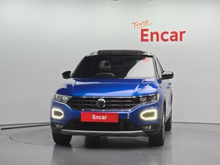 2021 Volkswagen T-Roc I, синий, 2140000 рублей, вид 3
