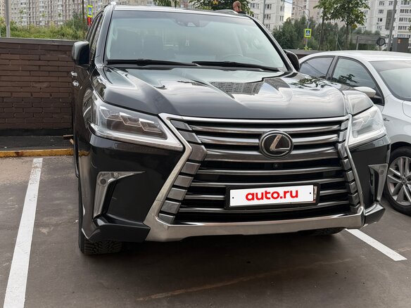 2019 Lexus LX 570 III Рестайлинг 2, чёрный, 9700000 рублей - вид 2