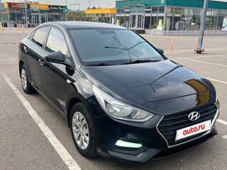 2018 Hyundai Solaris II, чёрный, 1200000 рублей, вид 2