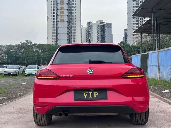 2015 Volkswagen Scirocco III Рестайлинг, красный - вид 4