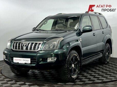 2003 Toyota Land Cruiser Prado 120 Series, зелёный, 1356000 рублей, вид 1