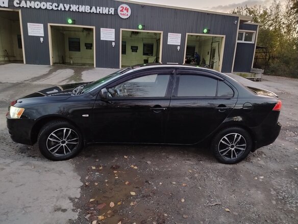 2008 Mitsubishi Lancer X, чёрный, 780000 рублей - вид 7