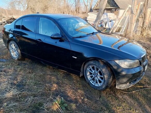 2007 BMW 3 серии 320i V (E90/E91/E92/E93), чёрный, 950000 рублей - вид 5