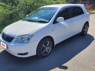 2003 Toyota Corolla Runx IX (E120, E130), белый, 480000 рублей, вид 1