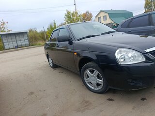 2017 Lada (ВАЗ) Priora I Рестайлинг, чёрный, 530000 рублей, вид 4