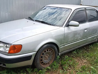 1991 Audi 100 IV (C4), серебристый, 100000 рублей, вид 1