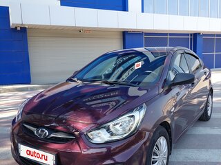 2014 Hyundai Solaris I, фиолетовый, 860000 рублей, вид 1