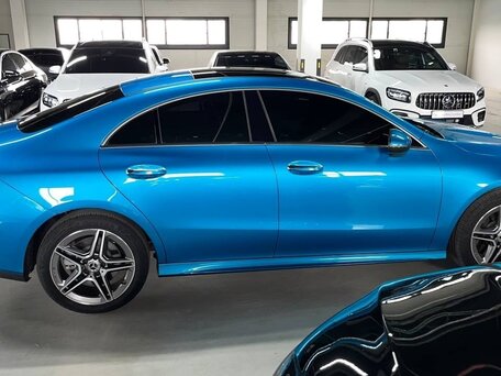 2024 Mercedes-Benz CLA 250 II (C118, X118) Рестайлинг, голубой, 5680000 рублей, вид 5