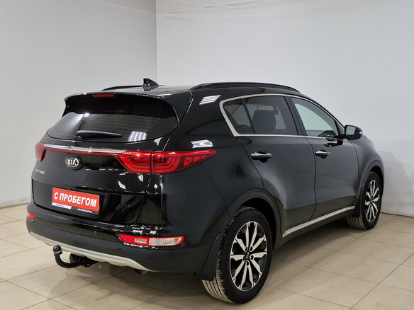 2018 Kia Sportage IV Рестайлинг, чёрный, 2130000 рублей - вид 3