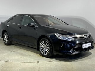 2016 Toyota Camry VII (XV50) Рестайлинг, чёрный, 2170000 рублей, вид 4