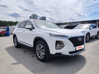 2020 Hyundai Santa Fe IV, белый, 2890000 рублей, вид 2